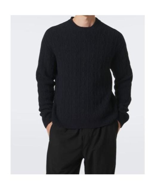 The Row Blue Nanni Cable-Knit Cashmere Sweater for men