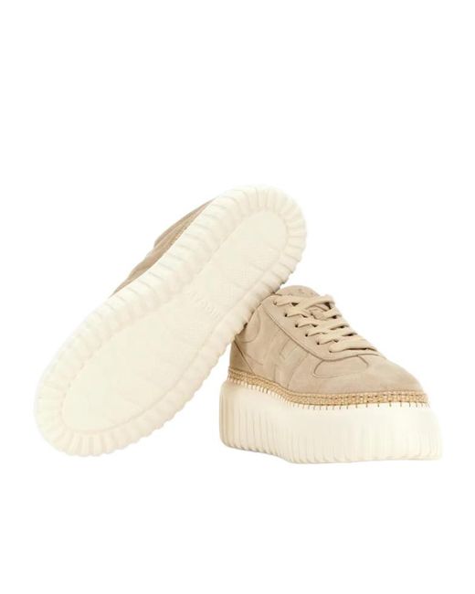 Hogan Natural H-Stripes Sneakers