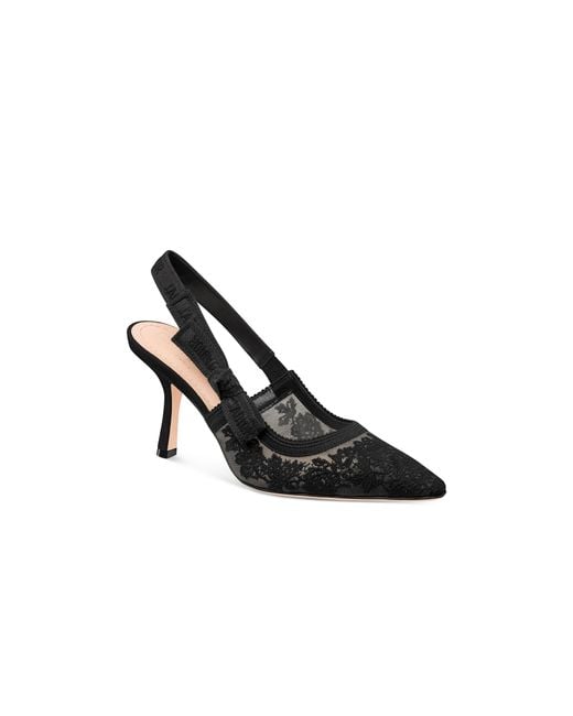 Dior Black Pointed High-Heeled Sandals