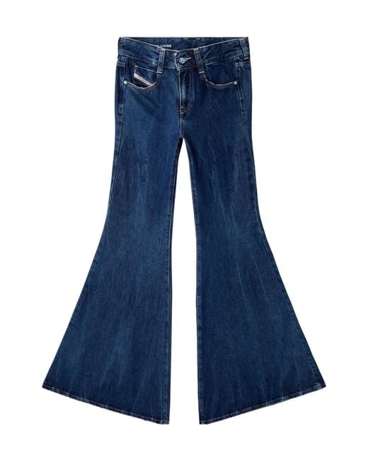 DIESEL Blue 1970 D-Bleess Flared Jeans