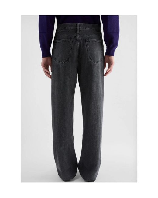 Jil Sander Gray Straight-Leg Relaxed Jeans for men