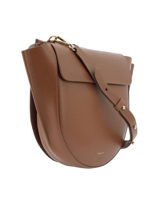 Wandler Brown Medium Hortensia Handbag