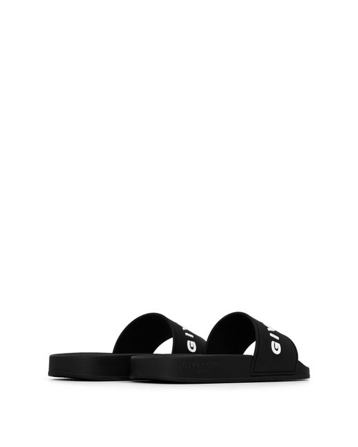 Givenchy Black Simple Slippers for men