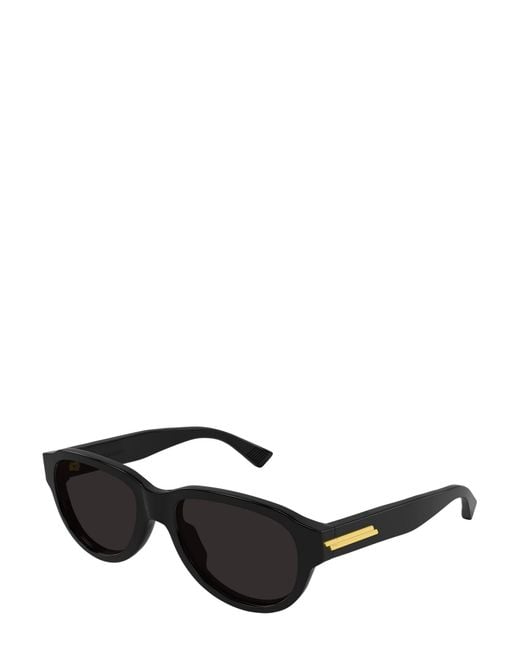 Bottega Veneta Black Eyewear Classic Aviator Sunglasses for men