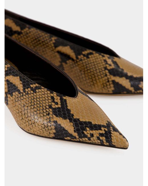 Le Monde Beryl Brown Kitten Heel Mules