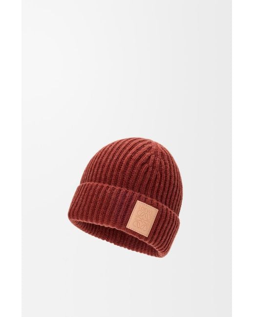 Loewe Red Beanie