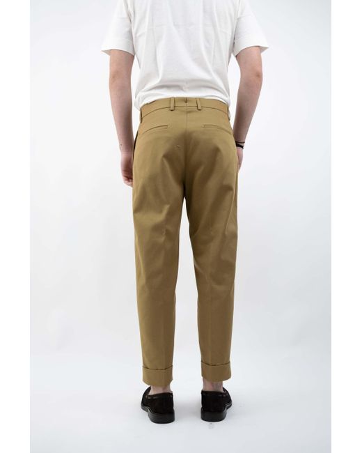 Berwich Natural Casual Pants With Belt Loops for men