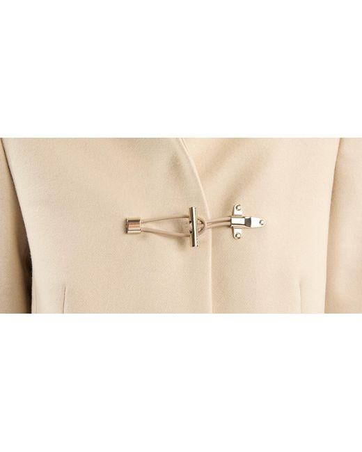 Fay Natural Long-Sleeved Hooded Coat