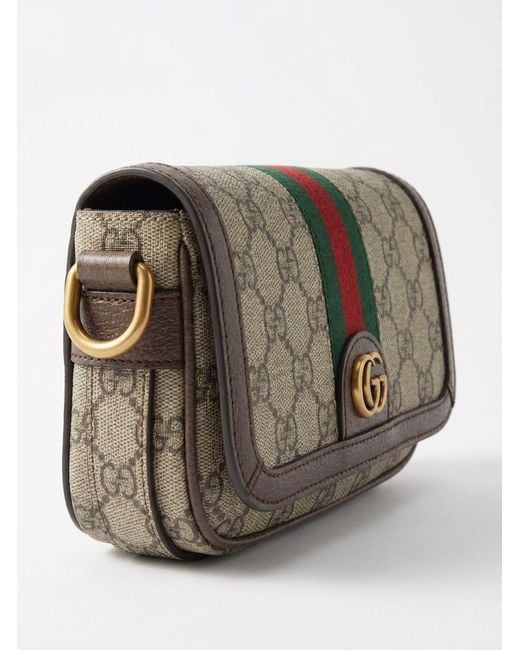Gucci Gray Ophidia Super Mini Shoulder Bag