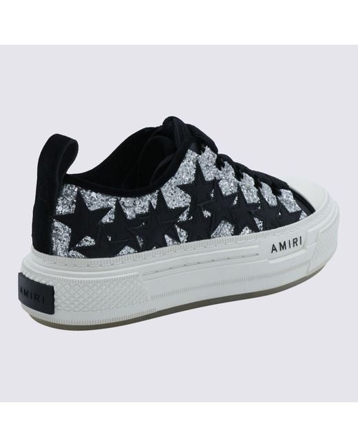Amiri Black Star Embellished Low-Top Sneakers