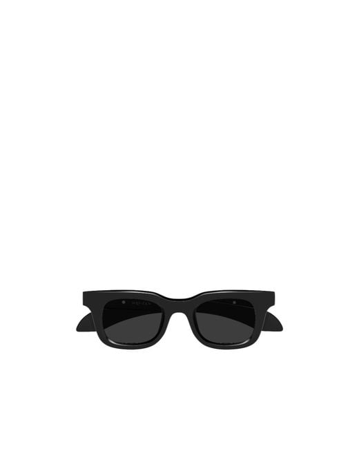 McQueen White Eyewear Square Frame Sunglasses for men