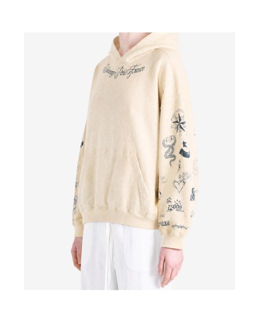 Balenciaga Natural Ink Doodle Hoodie