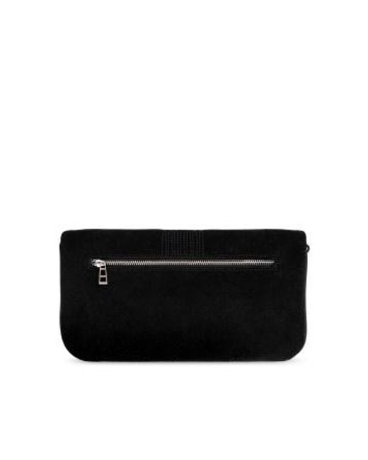 Zadig & Voltaire Black Rock Western Foldover Top Shoulder Bag