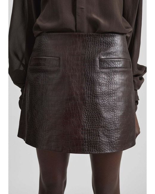 Frankie Shop Brown Rory Skirt