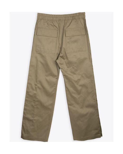 Rick Owens Green Multi-Pocket Casual Pants for men