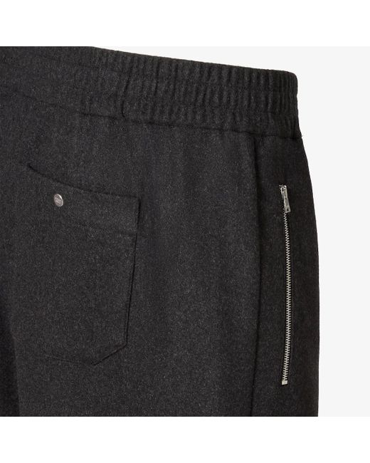 Fendi Black Elasticated Waist Straight-Leg Jogging Trousers for men
