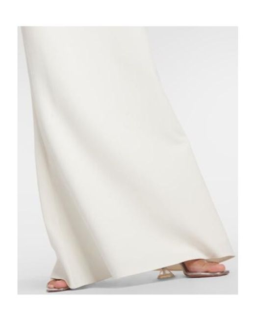 Safiyaa White Beatriz Embellished Gown