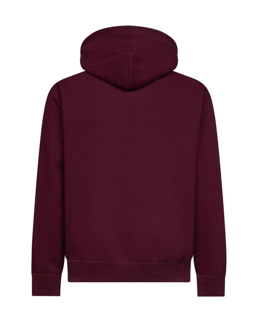 Polo Ralph Lauren Red Drawstring Hoodie for men