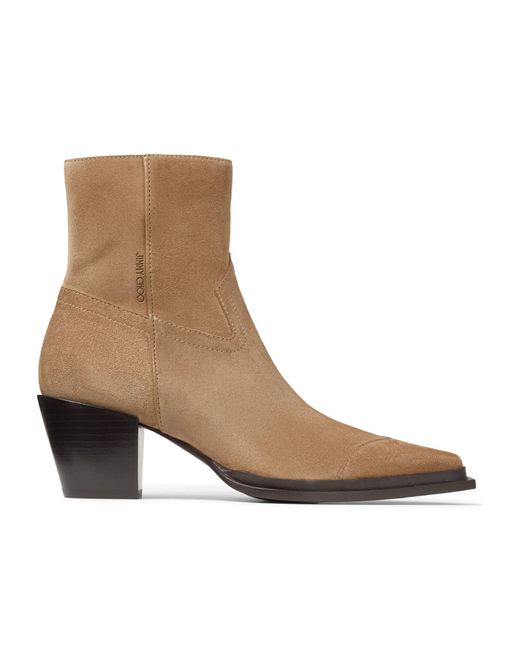 Jimmy Choo Brown Cece Ankle Boot 60