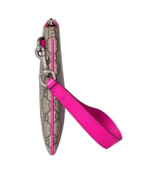 Gucci Pink Small Pouch With Print for men