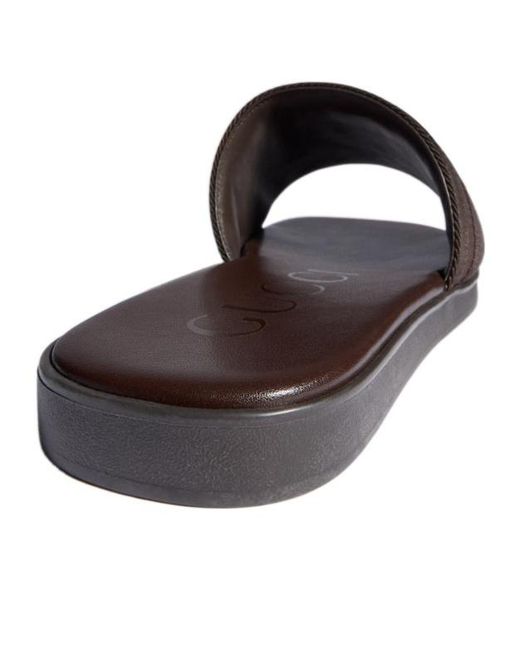 Gucci Brown Slide Sandal for men