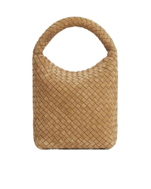 Bottega Veneta Natural Small Cabat Bucket