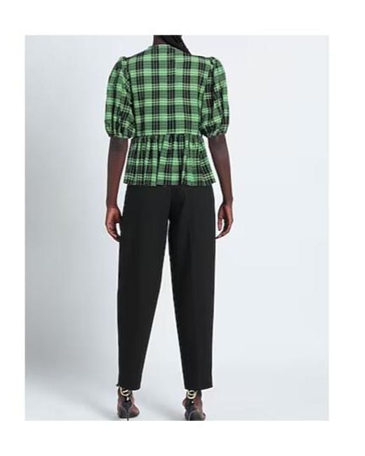 Ganni Green Tops