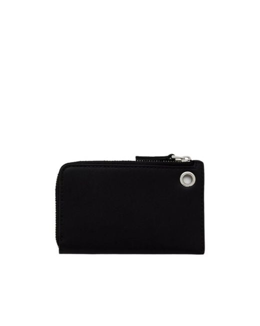 Marc Jacobs Black Zipped The Charm Wallet