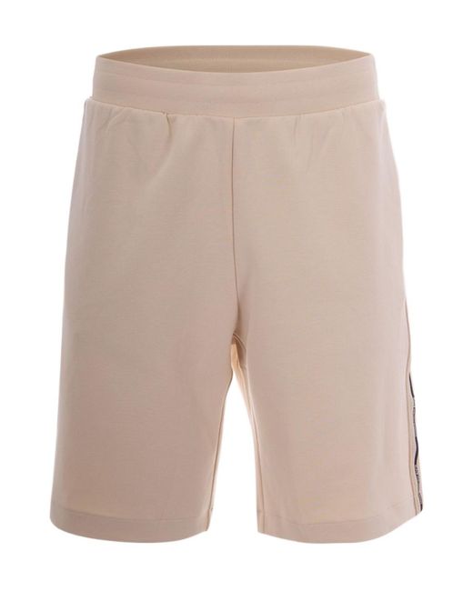 EA7 Natural Mesh Panel Shorts for men