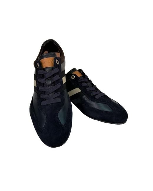 Bally Blue Logo Casual Sneakers for men