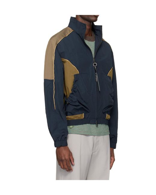 ANDERSSON BELL Blue Patchwork Jacket for men
