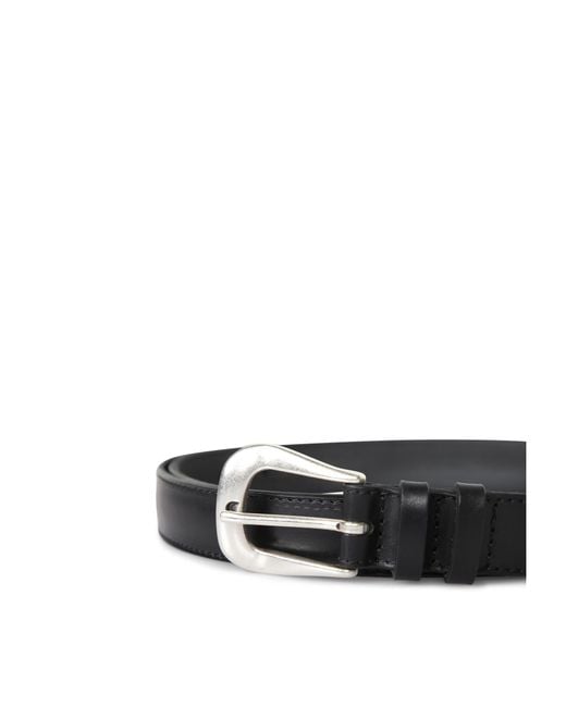 Orciani White Soft Long Tip Belt for men