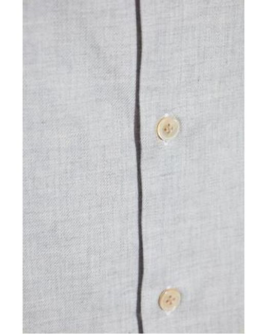 Eleventy White Classic Button-Down Shirt for men