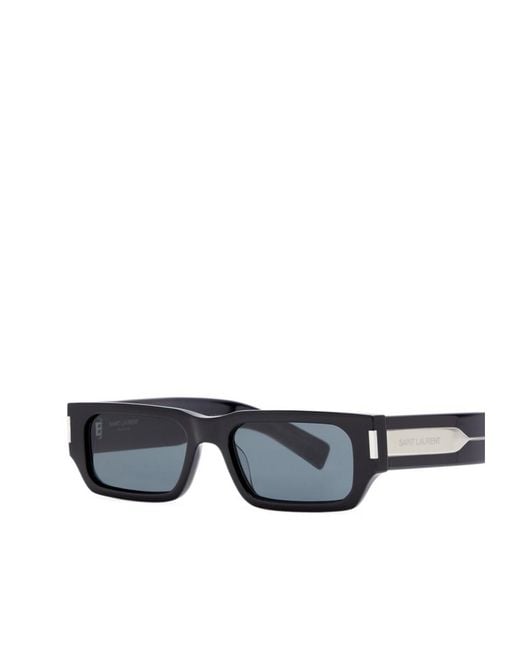 Saint Laurent Multicolor Rectangle-Frame Sunglasses for men