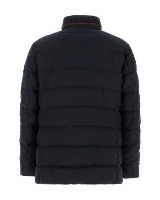 Moorer Blue Ilvo Pum Quilted Down Jacket for men