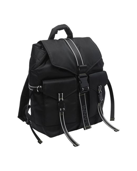 Ganni Black Backpack