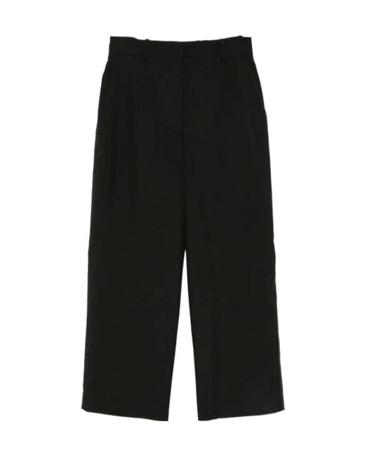 Marni Black Side-Pockets Straight Trousers