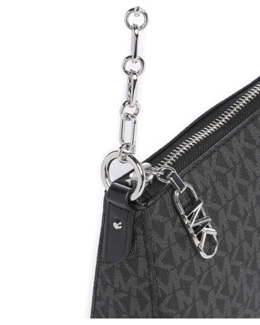 Michael Kors White Michael Medium Empire Zipped Shoulder Bag