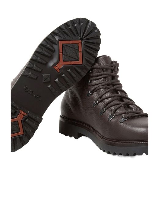 Loro Piana Brown New Laax Walk Ankle Boot for men
