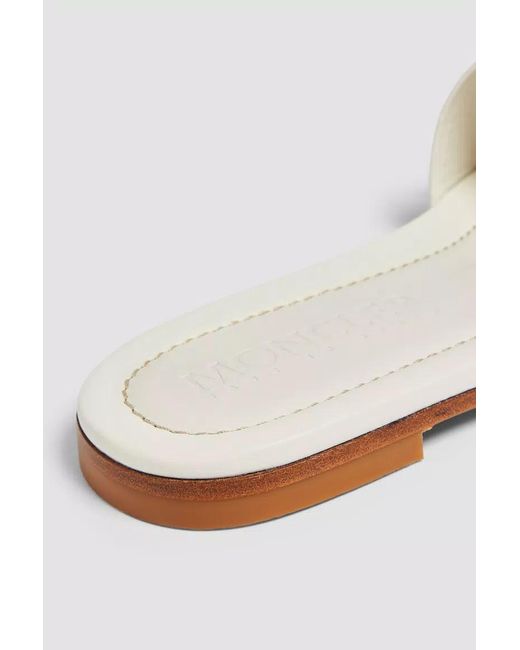 Moncler White Bell Slip-On Sliders