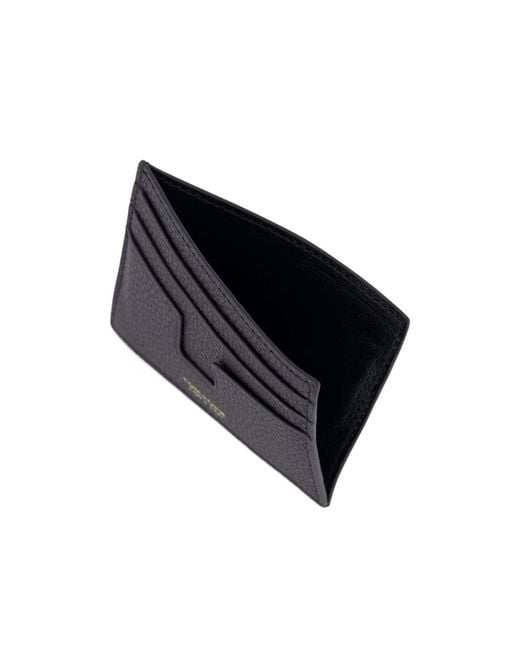 Tom Ford Black Classic Cardholder for men