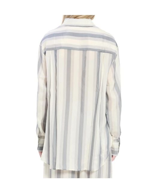 Frankie Shop White Peri Shirt