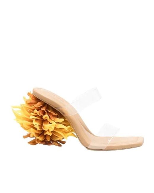 Cult Gaia Natural Kiera Sandals