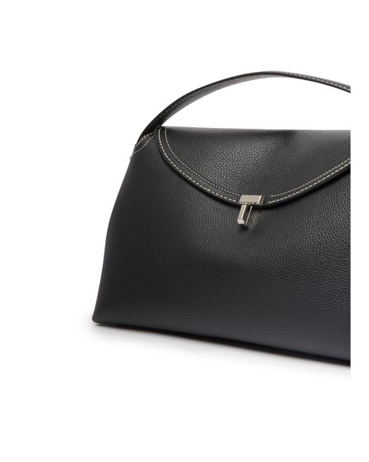 Totême  Black T-Lock Shoulder Bag