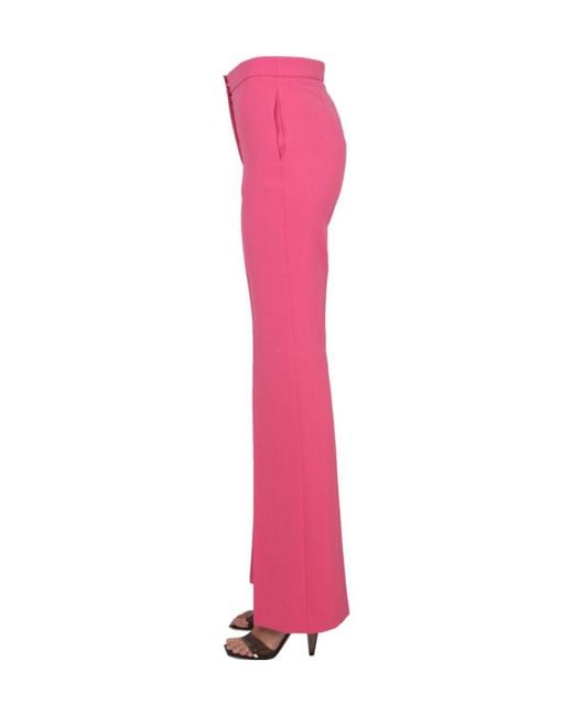Moschino Pink Logo Casual Pants