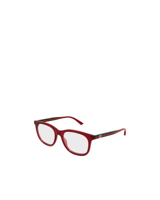 Gucci White Eyewear Rectangle Frame Glasses