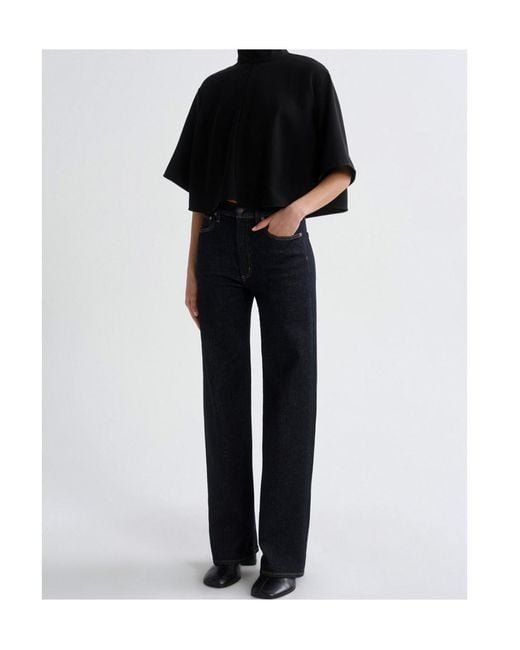 Agolde Black Harper Straight Jean