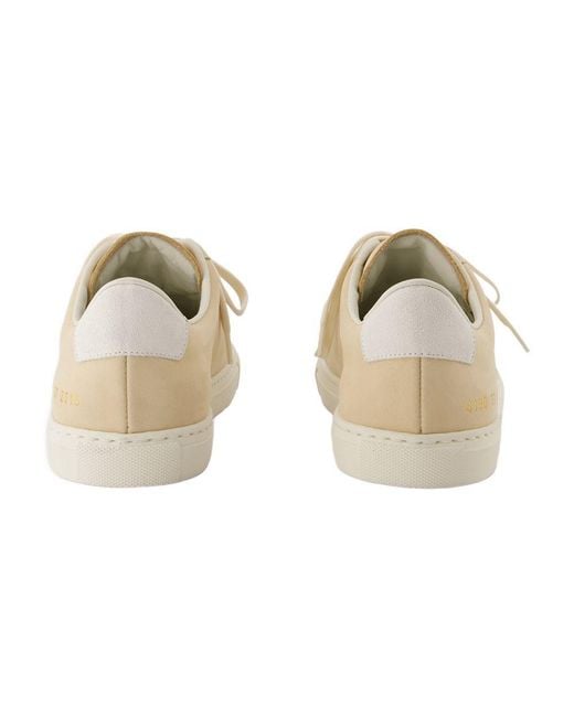Common Projects Natural Retro Nubuck Sneakers