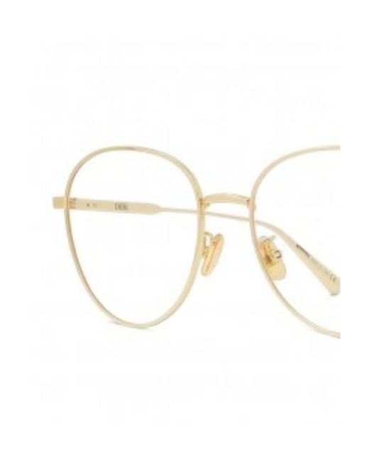 Dior White Round Frame Flat Mirror for men
