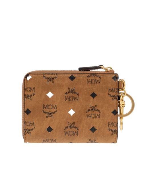 MCM Brown Logo Wallet